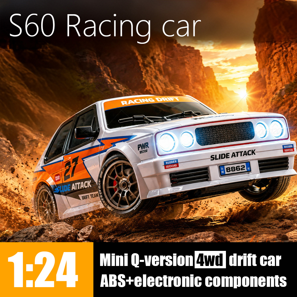 Rc Drift Car 1 24 Scale 4Wd - NUEVO Coche de Drift RC S60,