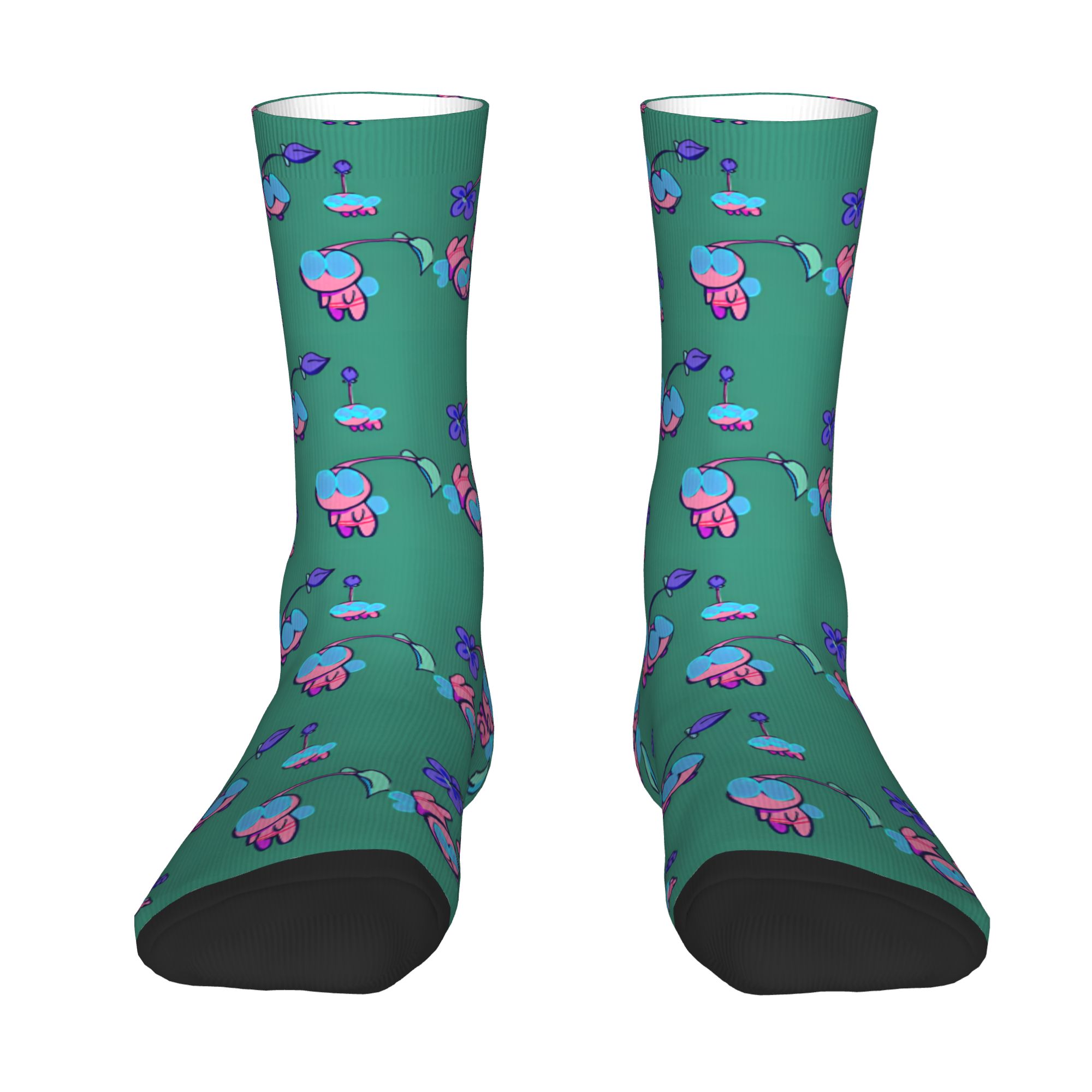 Video Games - Calcetines Personalizados de Anime P-Pikmins para