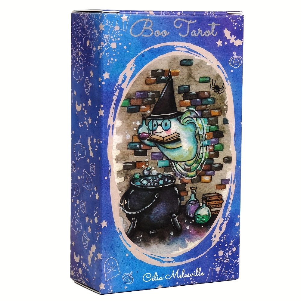 Tarot Cards Deck With Guidebook - Boo Tarot Deck Fantasmas Tarjeta de