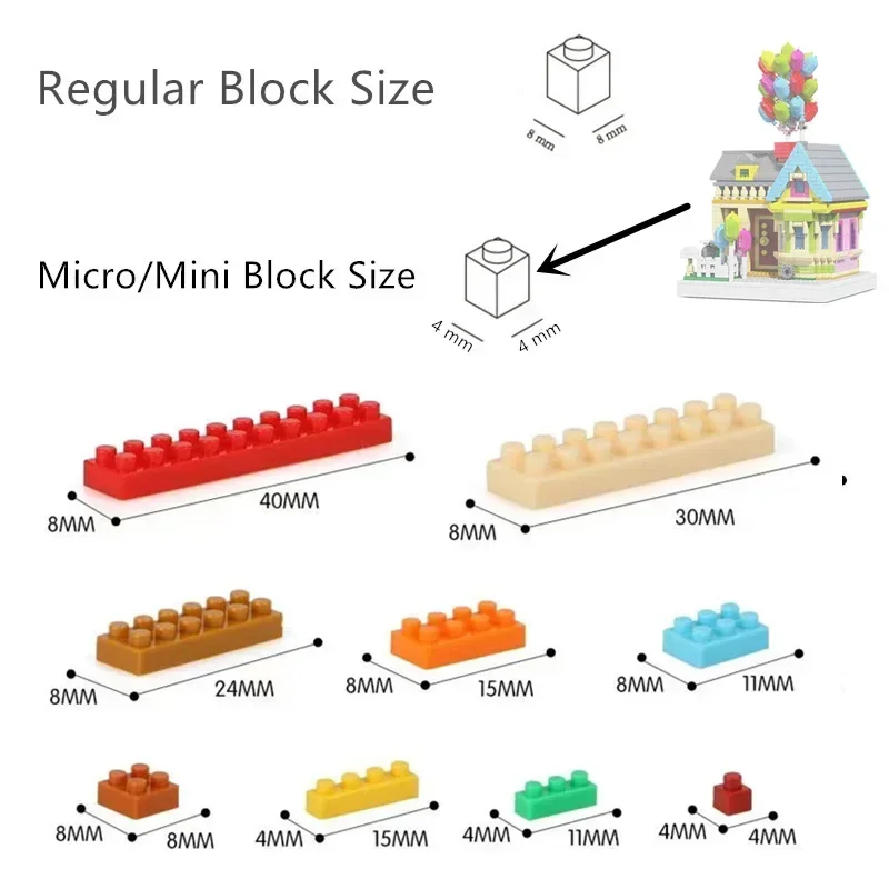 Micro-Mini-Block Balloon Fly H - Building Blocks reseña y precio