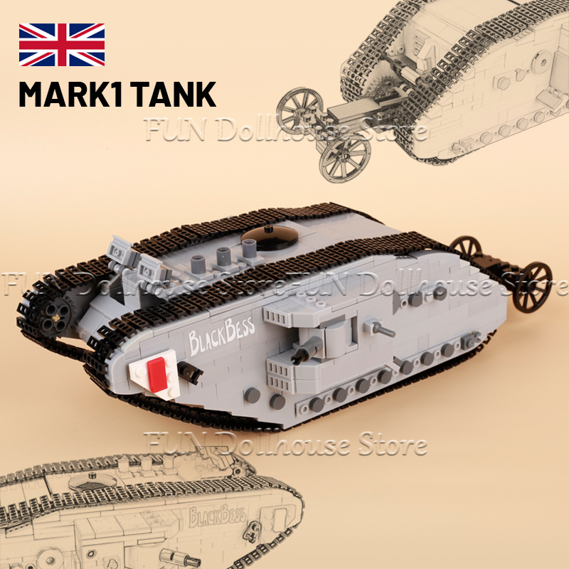 Bloques de Construcción MOC de - Lego Compatible Military Tank reseña y precio