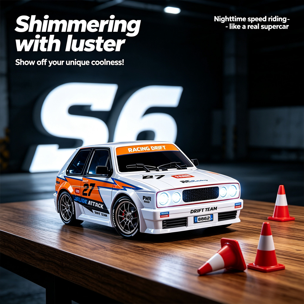 NUEVO Coche de Drift RC S60, E - Rc Drift Car 1 24 Scale 4Wd reseña y precio