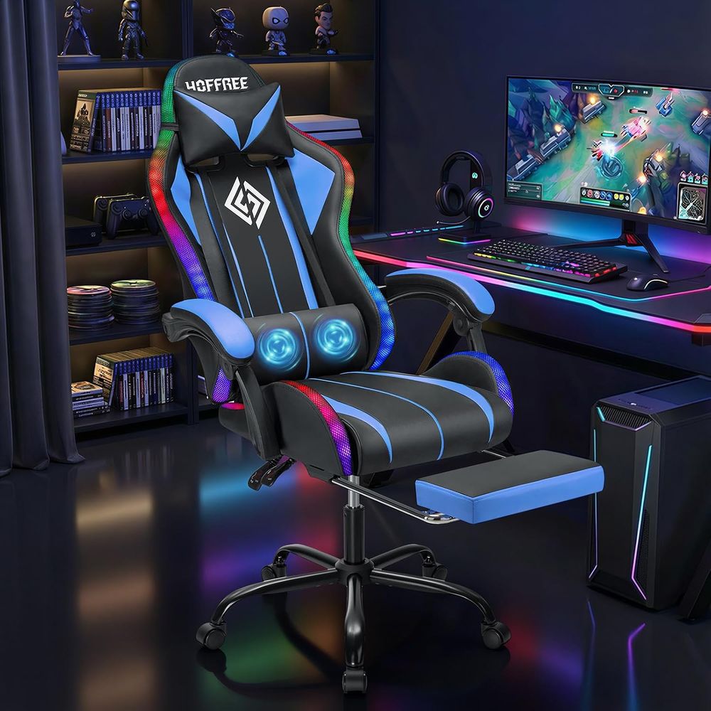 Silla de Juego LED con Luces R - Video Games reseña y precio
