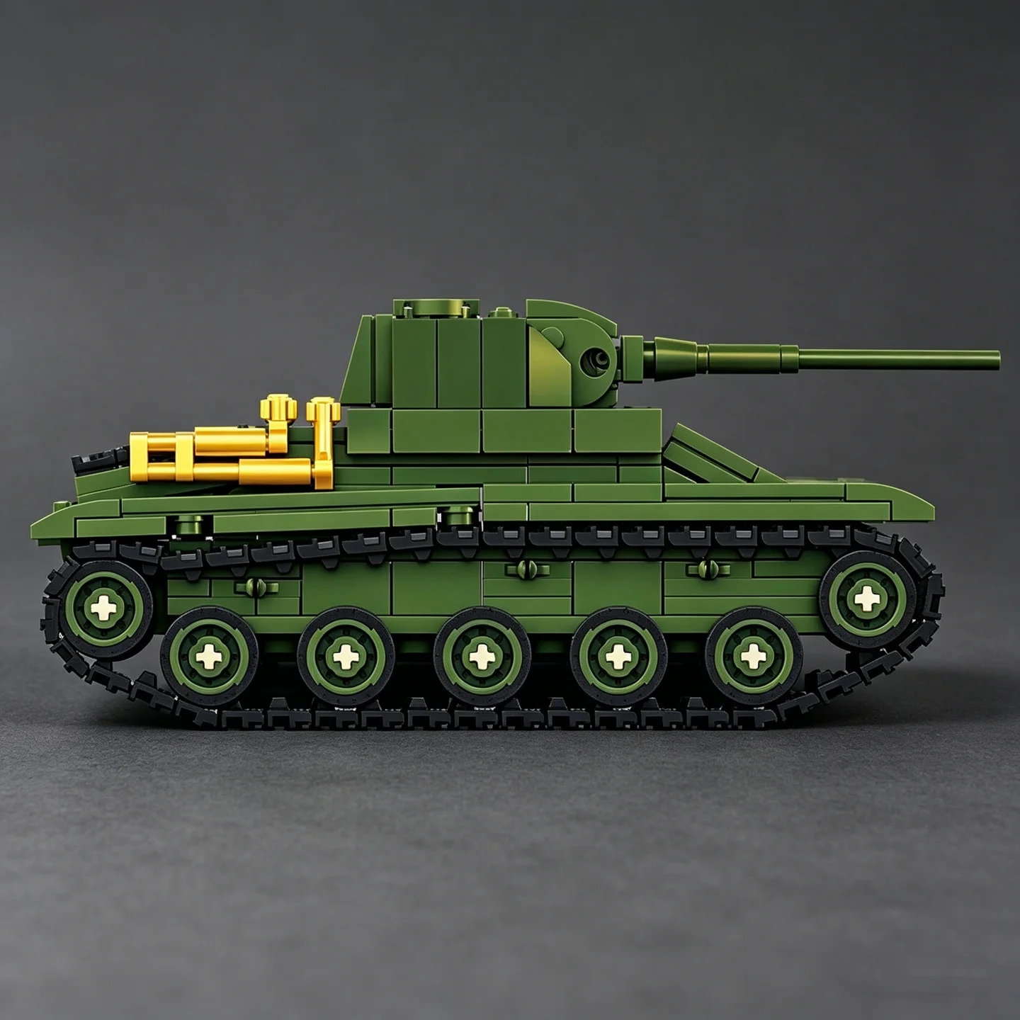 Modelo de Bloques de Construcc - Lego Compatible Military Tank reseña y precio